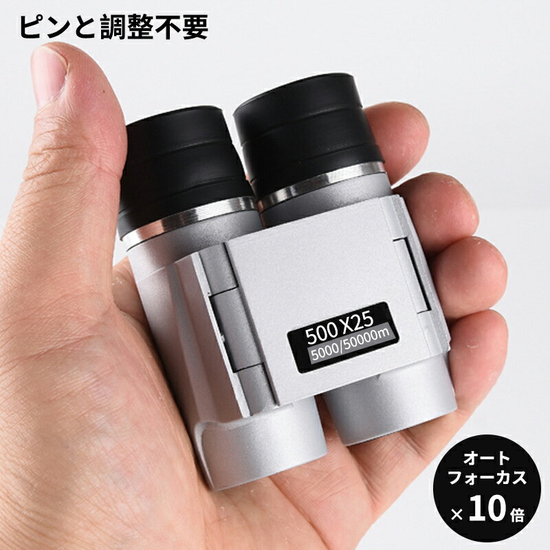 最大2000円OFFクーポン更にポイントUP 即納 双眼鏡 10倍 推し活 オートフォーカス 自動 フォーカス高倍率 光学レンズ 軽量 コンパクト 望遠鏡 ストラップ付き ケース付き 生活防水 コンサート ライブ オペラグラス 観劇 ドーム スポーツ観戦 試合 子供 野球