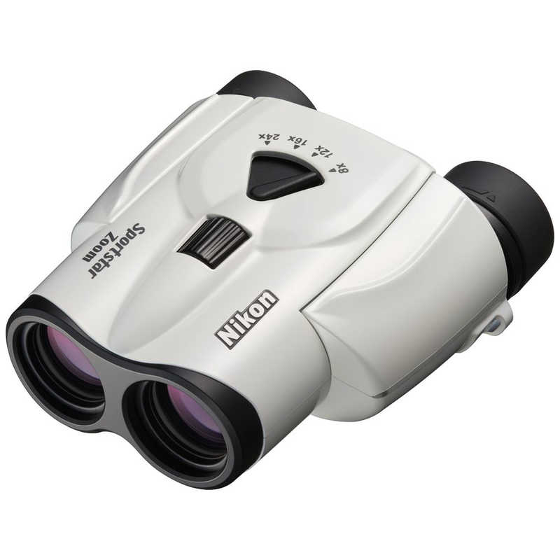 ニコン　Nikon　双眼鏡　Sportstar　Zoom　8−24×25　WHITE　Sportstar Zoom 8-24×25