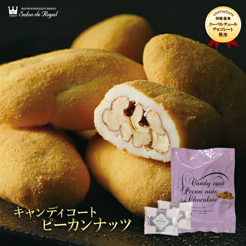 父の日 スイーツ プレゼント 食品 プチギフト チョコ お菓子 贈り物 洋菓子 手土産 個包装 ありがとう お世話になりました/ピーカンナッツ(ペカンナッツ)シリーズ累計86万個突破 キャンディコートピーカンナッツチョコレート(100g/袋) サロンドロワイヤル
