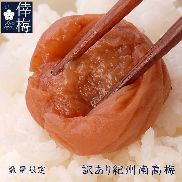 お徳用わけあり梅干し《得梅市》訳あり　紀州南高梅[無選別]　900g【和歌山県産】【梅干】【ワケアリ】
