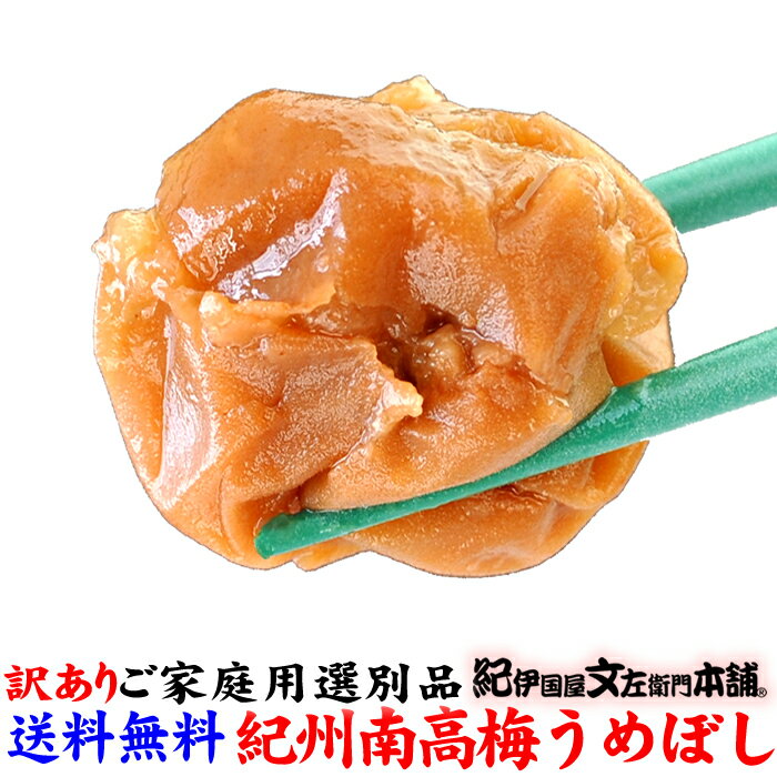 訳あり・紀州うめぼし1.6キロ(800g×2)　お買得 よりどり【800g×2パックセット】紀州梅干し[南高梅]　訳あり(つぶれ梅・皮切れ・傷あり・斑点・色むら・不揃い)和歌山県産【送料無料】梅干