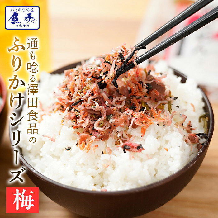 【テレビで話題】澤田食品 ふりかけ 梅ちりめん 80g×3 澤田食品 贅沢ふりかけ 生ふりかけ 子供 赤ちゃん ごはん 食事 海鮮 お取り寄せ グルメ 食品 ポイント消化 食べ物 惣菜 ギフト 詰め合わせ 処分 メール便 ギフト 2026 2608k