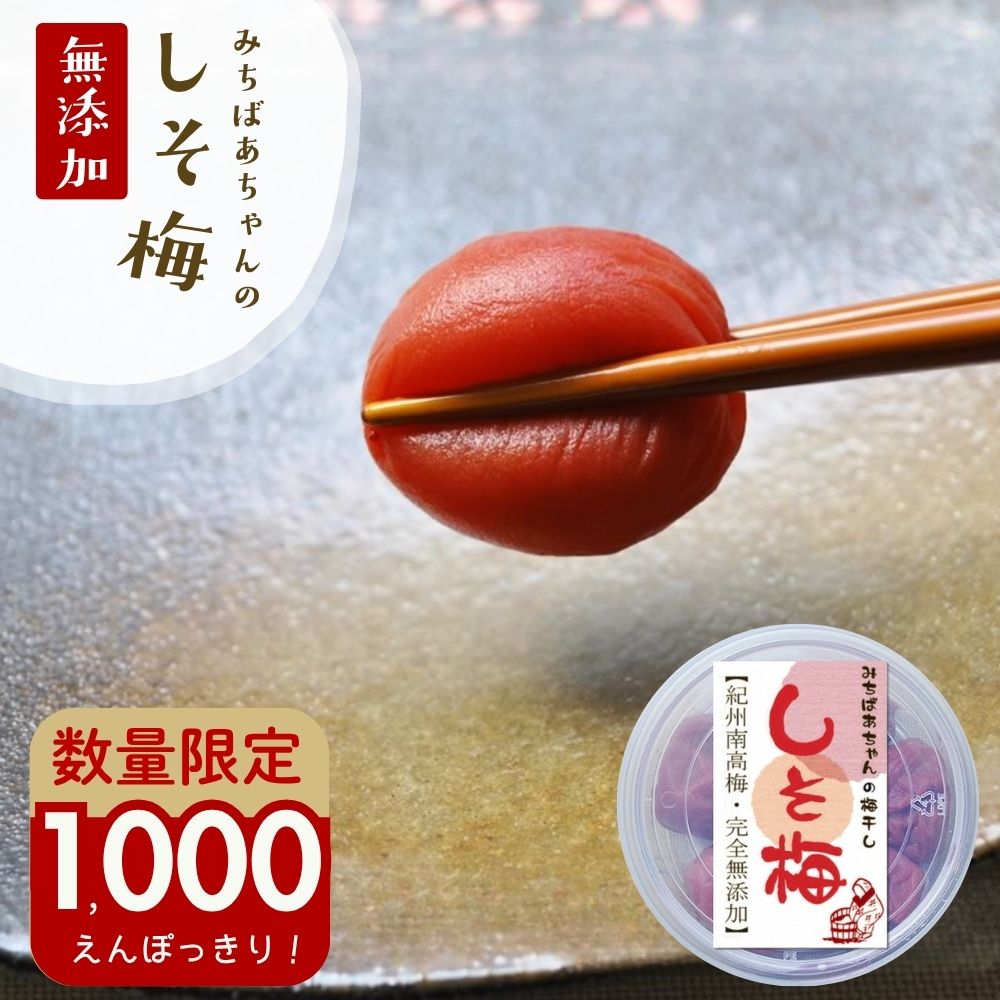 ＼1000円ポッキリ！／無添加『みちばあちゃんの梅干し「しそ梅」』 樽の味 梅干し 塩分 熱中症対策 夏バテ防止 南高梅 薄皮 柔らかい 甘くない 昔ながら 梅干 紫蘇 すっぱい 贈り物 食べ物 ギフト 食品 グルメ おくりもの お取り寄せ お礼 お歳暮 お歳暮ギフト 紀州南高梅