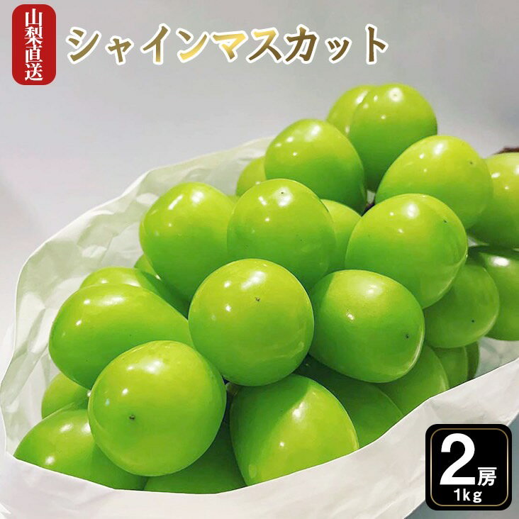 【ふるさと納税】【2026年発送★先行予約】厳選!!池田青果のシャインマスカット1.0kg　2~3房 ふるさと納税 シャインマスカット 笛吹市 国産 人気 期間限定 ぶどう ブドウ 葡萄 旬 果物 フルーツ 山梨県 送料無料 先行予約 173-006