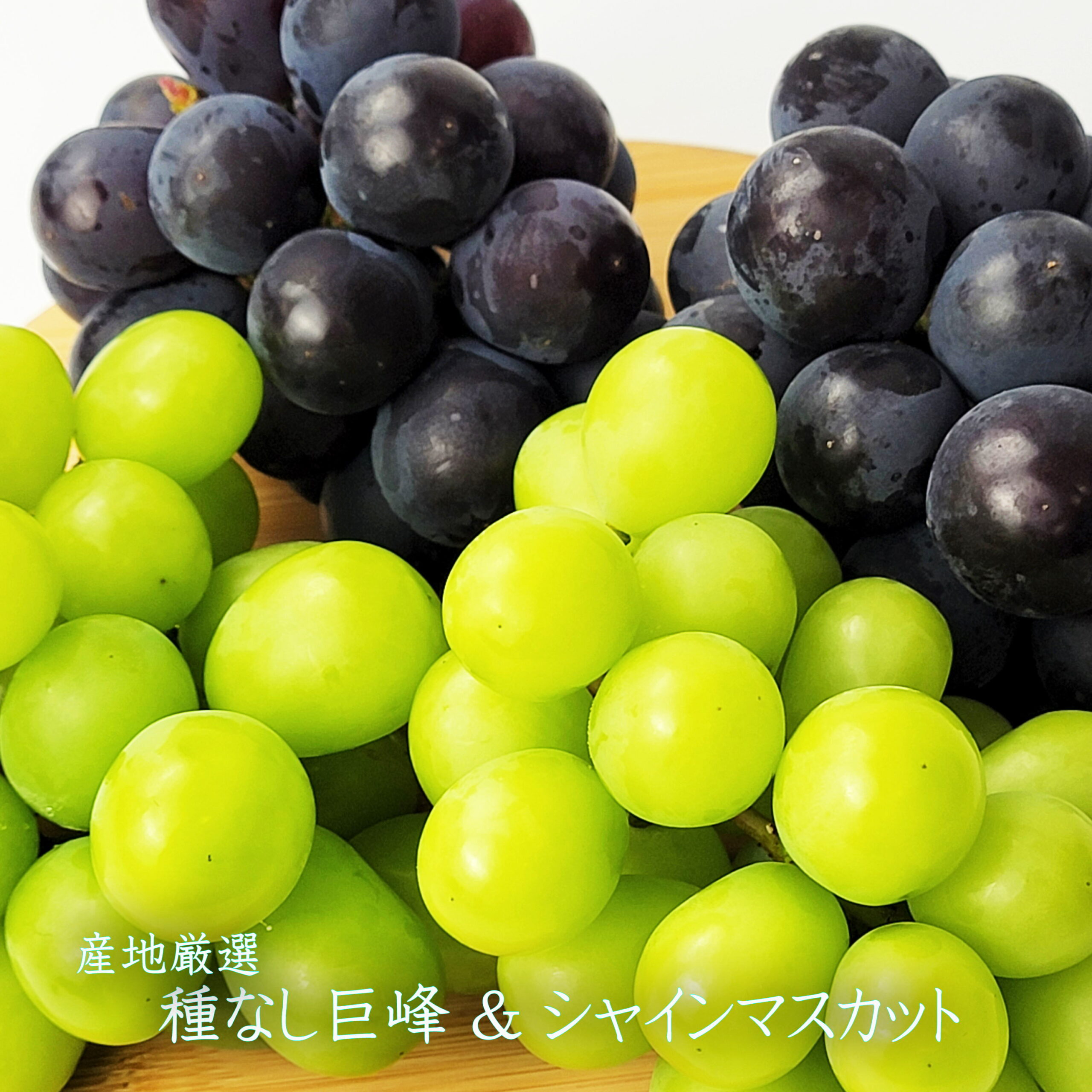 【産地厳選　種なし巨峰＆シャインマスカットセット　2p　or　4p】熊本県産　福岡県産　山梨県産　長野県産のぶどうのセットです　たねなし巨峰　シャインマスカット　食べ比べセット　フルーツギフト　フルーツセット