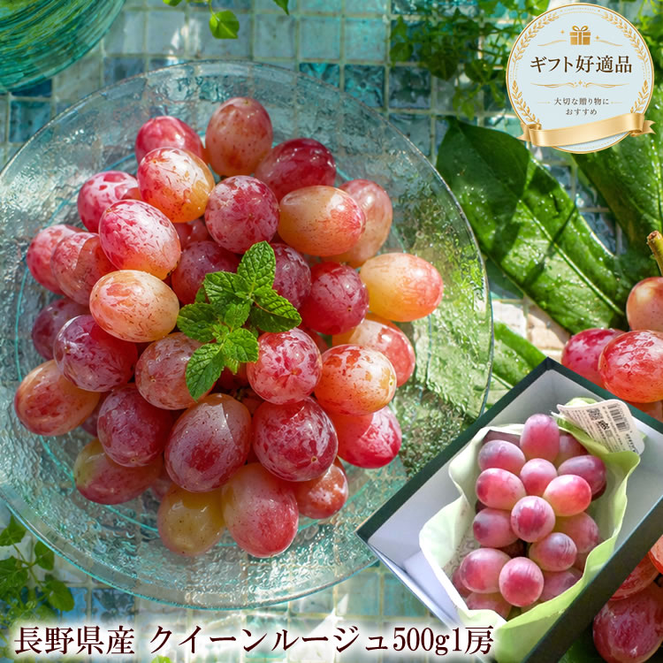 お中元 ギフト クイーンルージュ 赤いシャインマスカット レッドシャインの異名を持つ 長野県産 ぶどう ブドウ 葡萄 長野県 お中元 夏ギフト