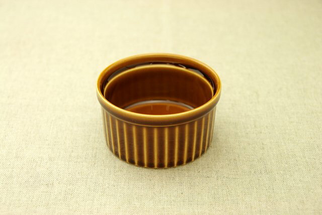 ココット アメ色 サイズLL 10.3cm 耐熱食器 グラタン皿 オーブン トースター おしゃれ 日本製 美濃焼