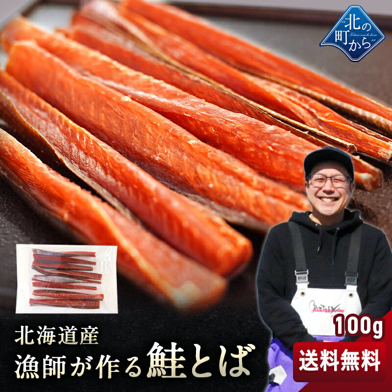 漁師が作る鮭とば 100g 北海道産 鮭とば 1000円ポッキリ 鮭トバ さけとば しゃけとば とば 干物 おつまみ グルメ【送料無料】【メール便】