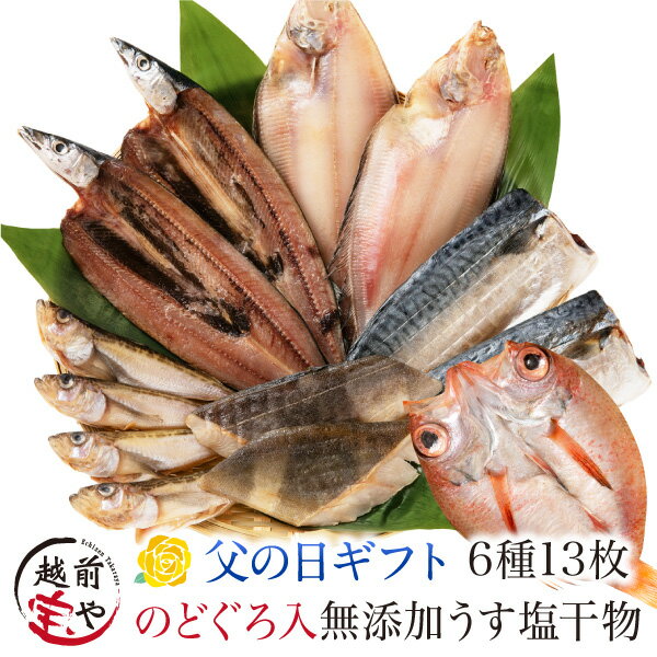 父の日 ギフト 【月間優良ショップ受賞】 干物 無添加 干物セット 6種13枚 のどぐろ 入 干物 高級 【冷凍】 高評価 内祝い お返し プレゼント お祝 人気 50代 60代 70代 食べ物 送料無料