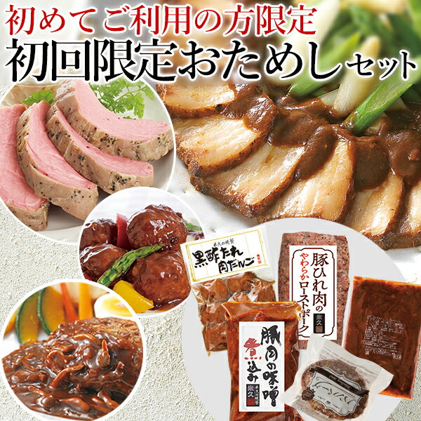 初回限定 お試し セット 送料無料 詰め合わせ お試しセット おためしセット 豚肉の味噌煮込み 豚ひれ肉のローストポーク ハンバーグ 肉だんご お中元 ギフト 敬老の日 ディナー プレゼント の おためし お取り寄せ グルメ ご飯のお供 食べ物 実用的 人気 おかず おつまみ