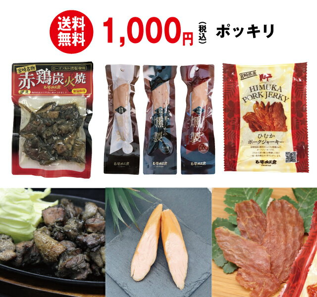 リピータ続出！1000円ポッキリ 宮崎名物 おつまみ セット【メール便】着日指定不可 同梱不可 常温父の日 ジャーキー 炭火焼 ノベルティ 景品 燻製 買い回り お返し 粗品 バレンタイン プレゼント ギフト ゴルフコンペ 個包装 日本酒 焼酎 ビール【送料無料】