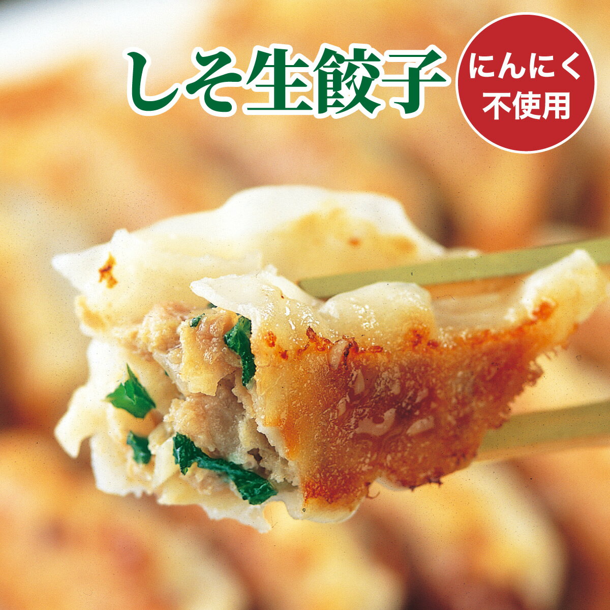 ［餃子の王国］しそ生餃子 ニンニク不使用 国産野菜・肉100％使用 にんにくなし 餃子 セット 冷凍餃子