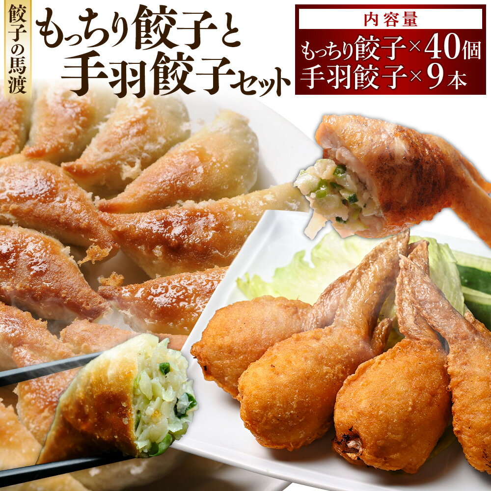 【ふるさと納税】【TVで餃子日本一獲得！】 ＜選べる内容量＞ 馬渡 の もっちり 餃子 手羽餃子 宮崎 名物 肉 冷凍 小分け 豚 惣菜 国産 豚肉 ぎょうざ 人気 おかず 簡単 おすすめ グルメ 送料無料 加工品