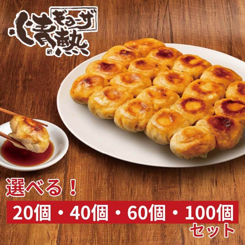 【TV出演！名物・情熱ギョーザ】 冷凍餃子 お取り寄せ 餃子専門店 情熱ギョーザ 生餃子 手作り餃子 大量 国産豚肉 肉汁 ジューシー 名古屋 中華惣菜 点心 冷凍食品 20個 40個 60個 80個 100個 大容量 業務用 冷凍おかずセット ぎょうざ お取り寄せグルメ