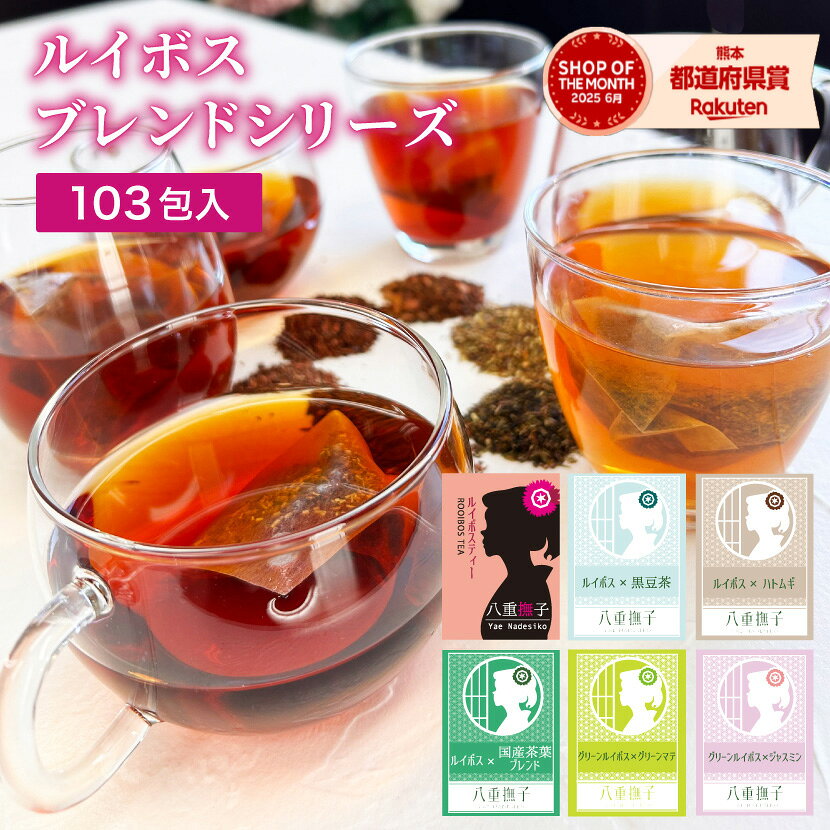 ルイボスティー ティーバッグ 100包 大容量 ノンカフェイン 水出し 黒豆ルイボスティー フレーバー 送料無料 1000円ポッキリ パック 選べる6種 はと麦 ジャスミン マテ茶 ゼロカロリー