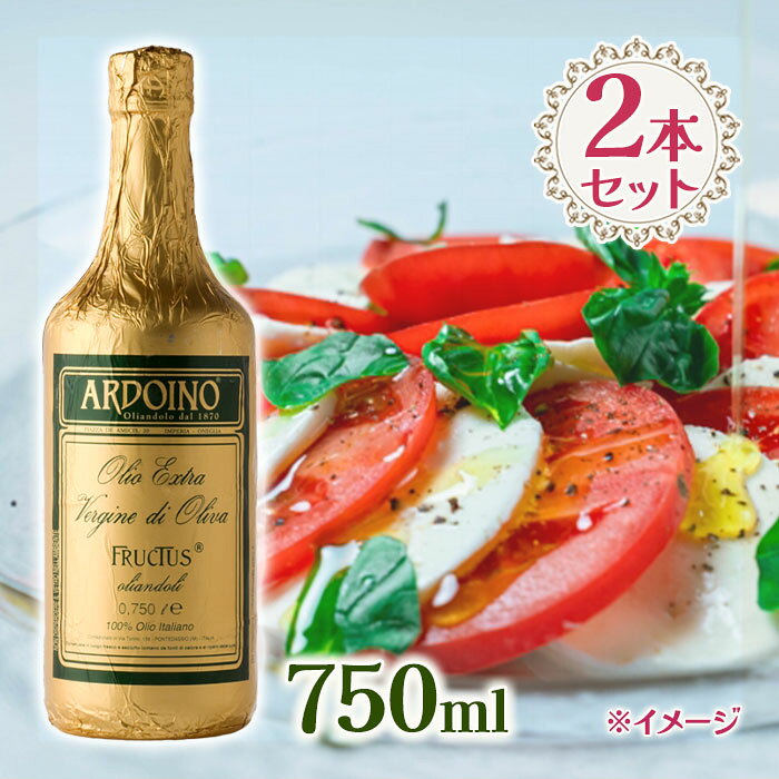 【マラソン限定クーポンで500円OFF!】アルドイノ エクストラヴァージン オリーブオイル 750ml×2個セット フルクトゥス エキストラバージンオリーヴオイル 食用油
