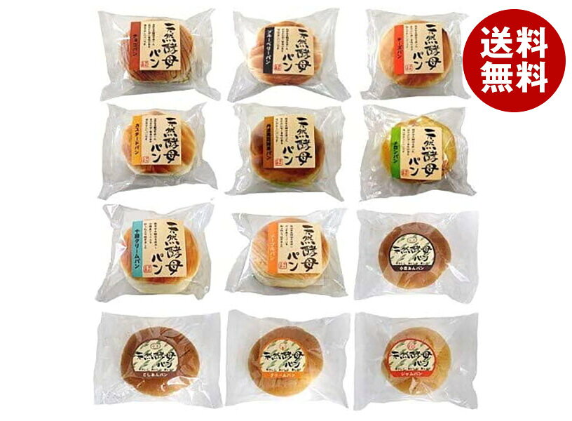 土筆屋 天然酵母パン 12個セット｜ 送料無料 パン 天然酵母 天然酵母パン 12個セット デニッシュパン チョコ ブルーベリー チーズ カスタード メロンパン クリームパン ジャム