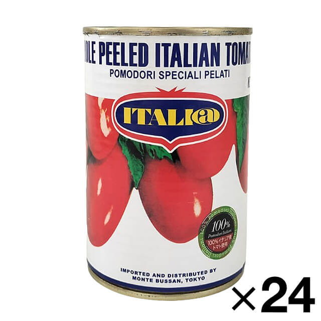 【スーパーSALEポイント5倍】ケース販売 イタリアット ホールトマト 400g×24缶