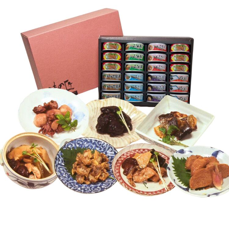 食品備蓄 惣菜 缶詰 ローリングストック 金沢ふくら屋 缶詰め 24缶 セット 備蓄 賞味期限3年 保存食 非常食 防災 ギフト 味の匠B おかず おかず 時短 簡単調理