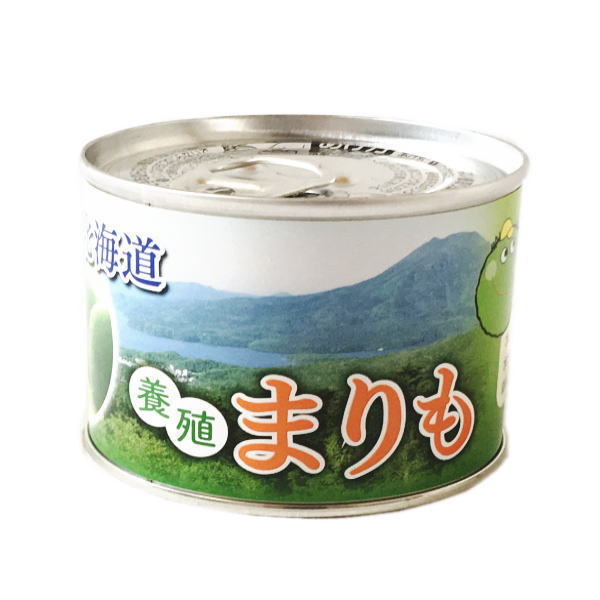 養殖マリモが入った　【まりも缶詰】　[水草　植物　水道水で育成可能　びっくり　不思議　グッズ　アイテム　北海道　お土産　おみやげ　販売　通販　癒し　インテリア　雑貨　小物　定番]