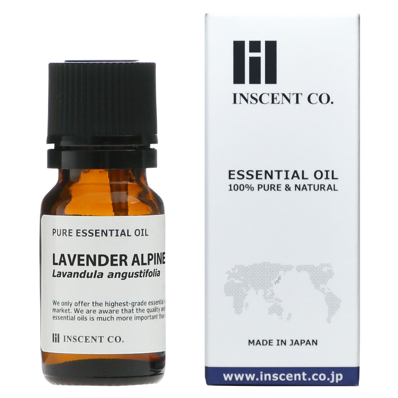 ラベンダー・アルパイン 10ml エッセンシャルオイル 精油 アロマオイル アロマ 真正ラベンダー インセント AEAJ 認定精油 日本アロマ環境協会 アロマディフューザー アロマ加湿器【IST】