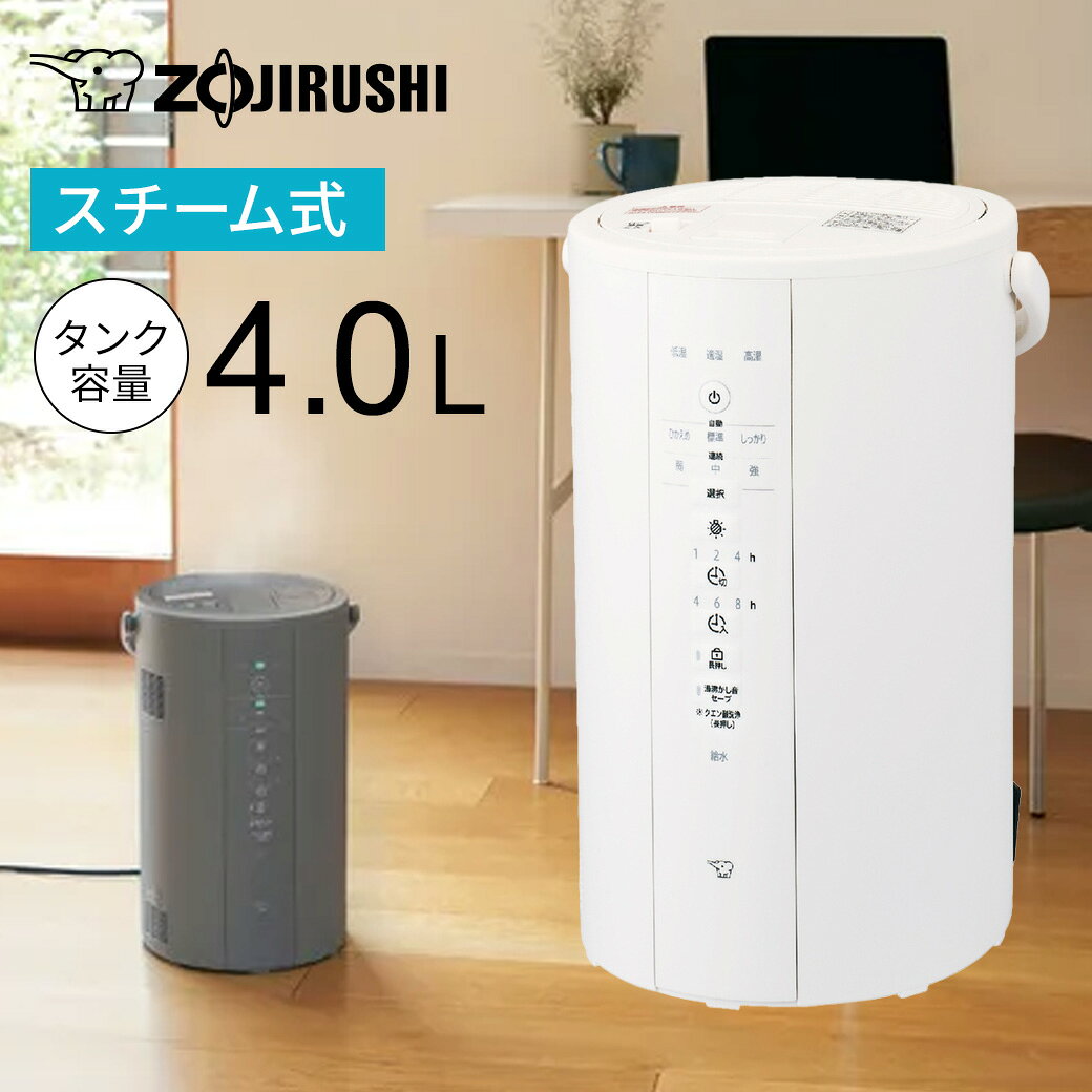 【クーポン10％OFF 9/25限定】 象印 スチーム式加湿器 EE-DG50 4Lタイプ 加湿器 WY1157 ＼LINE友だち登録でクーポン／