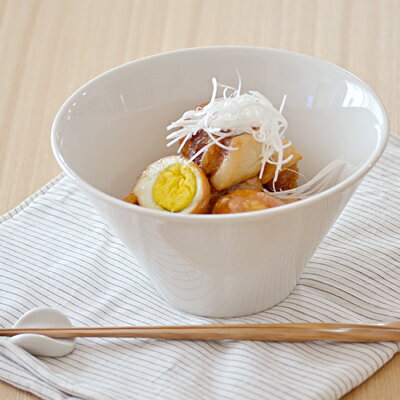 丼ぶり どんぶり ホワイト 台形マルチボウル （M） 和食器 丼 おしゃれ 白い食器 ボウル 大鉢 カフェ食器 食器 サラダボウル ラーメン鉢 中華食器 ポーセリンアート カ