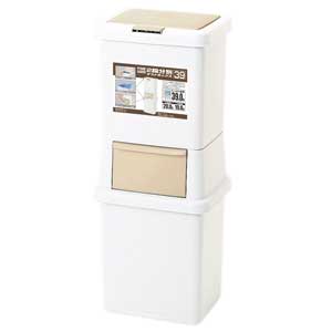 サンコープラスチック ファイン 二段分別ダストボックス（39L） 39 LBE [39LBEサンコプラ]