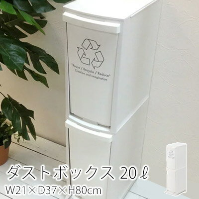 ゴミ箱 ごみ箱 【スリムダストボックス/2段】ダストボックス おしゃれ スリムボックス 分別 分別ダストボックス