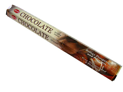 お香 チョコレート香 スティック HEM CHOCOLATE インセンス インド香 アジアン雑貨 ポスト投函配送選択可能です 6箱毎に送料1通分が掛かります