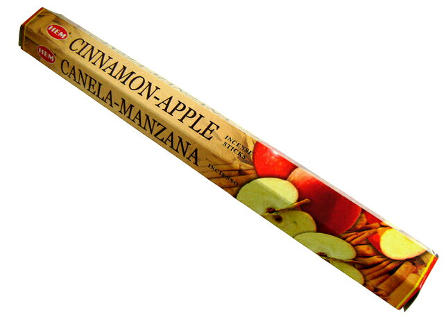 お香 シナモンアップル香 スティック HEM CINNAMON APPLE インセンス インド香 アジアン雑貨 ポスト投函配送選択可能です 6箱毎に送料1通分が掛かります