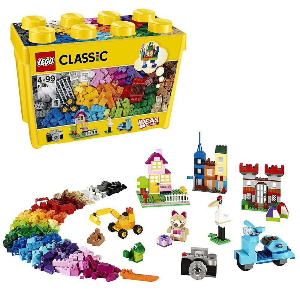 「6/10 限定先着 トップバナーにて最大1000円クーポン配布中」【オンライン限定価格】レゴ LEGO クラシック 黄色のアイデアボックス ＜スペシャル＞ 10698｜おもちゃ 玩具 誕生日 プレゼント ブロック 知育 4歳 5歳 6歳 街づくり