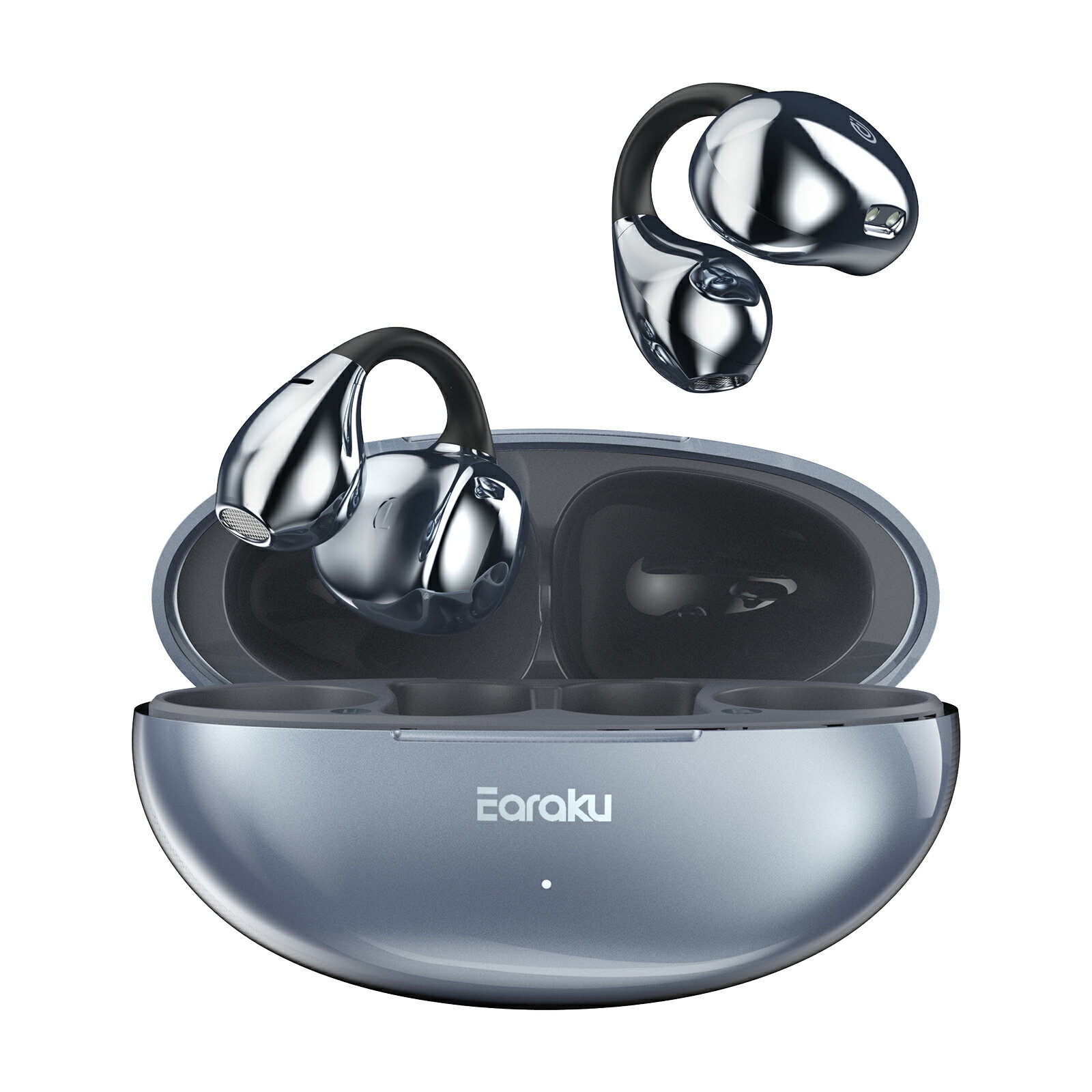 ★お買い上げ特売＋ポイント5倍！★ 2台接続＆音質至上主義 イヤーカフ イヤホン OWS イヤホン Bluetooth イヤホン 日本語音声ガイド超軽量 片耳5.3g 空気伝導 ワイヤレスイヤホン bluetooth 5.3 骨伝導イヤホン 耳掛け イヤホン 骨伝導 最短当日出荷