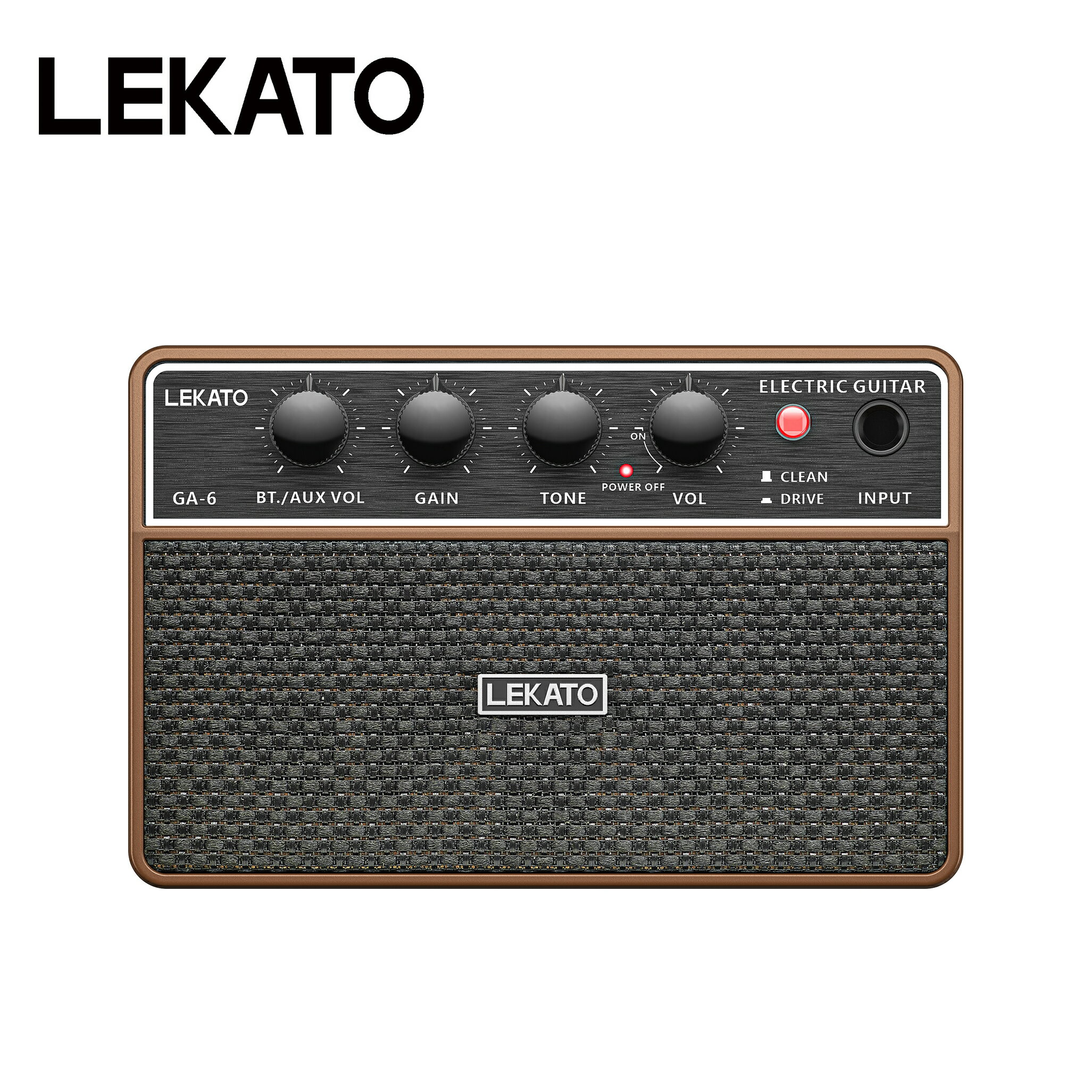 【10%ポイント還元】LEKATO ミニ ギターアンプ エレキギターアンプ スピーカー ワイヤレス 10W AUX usb 充電式 Bluetooth機能 無線 ヘッドホンジャック ブルートゥース ミニアンプ ギター ベース 練習用 mini 小型 自宅 ライブ アコギ ベースアンプ