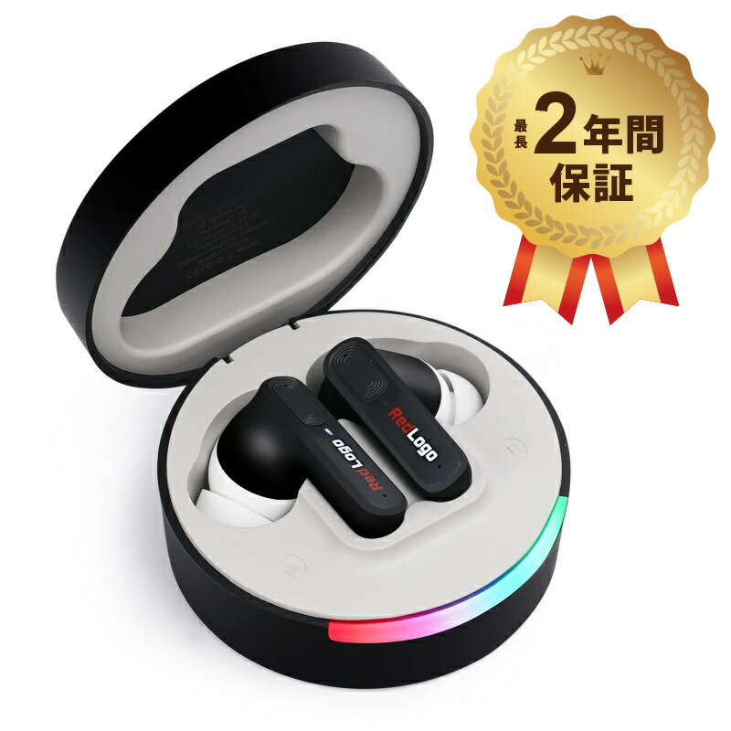 【PSE 技適マーク 最長2年保証】イヤホン ワイヤレスイヤホン RedLogo ET-10ノイズキャンセリング 防水 Bluetooth 5.4 快適 ワイヤレス ヘッドセット 自動ペアリング Hi-Fi高音質 マイク内蔵
