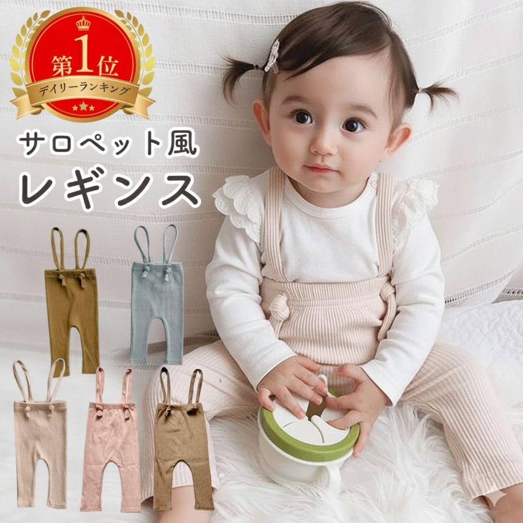 レギンス ベビー サスペンダー サロペット 春 夏 ベビー服 男の子 女の子 キッズ 保育園 子供 子供服 ベビーレギンス 60 70 赤ちゃん 80 90 薄手 新生児 オシャレ 肌着 夏服 セール サイズ 春夏 入園準備 無地 かわいい