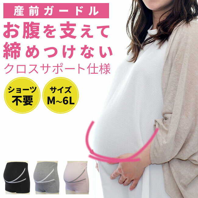 マタニティ ガードル パンツ 下着 妊婦帯 腹帯 マタニティー マタニティガードル 1枚ばき 臨月 産前ガードル 妊婦帯パンツ パンツタイプ ガードルタイプ 股上深め 締めつけない 苦しくない 無地 綿 コットン 小さいサイズ 大きい サイズ 大きいサイズ M L LL 3L 4L 5L 6L