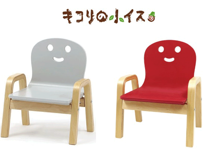 ”キコリの小イス【カラーバリーエーション】★包装不可★木製ベビーチェアーかわいい木製いすですよ。ベビーチェア　保育園　幼稚園　子供用いす　木製チェア