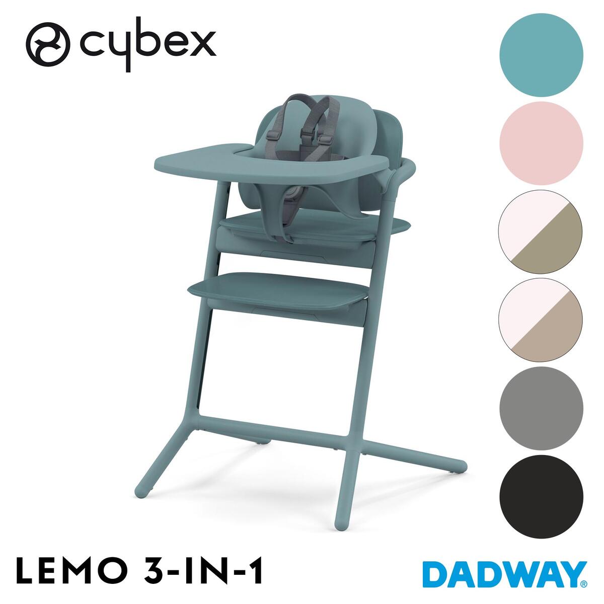 CYBEX サイベックス LEMO レモ3-IN-1 | レモチェア ベビーチェア ハイチェア 腰座りから 6か月 お食事 おしゃれ（WNG）