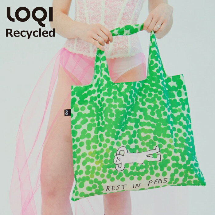 LOQI ローキー エコバッグ ストラップなし 内ポケットなしトートバッグ 手提げ袋 買い物袋 内祝 お返しランドリーバッグ プチギフト