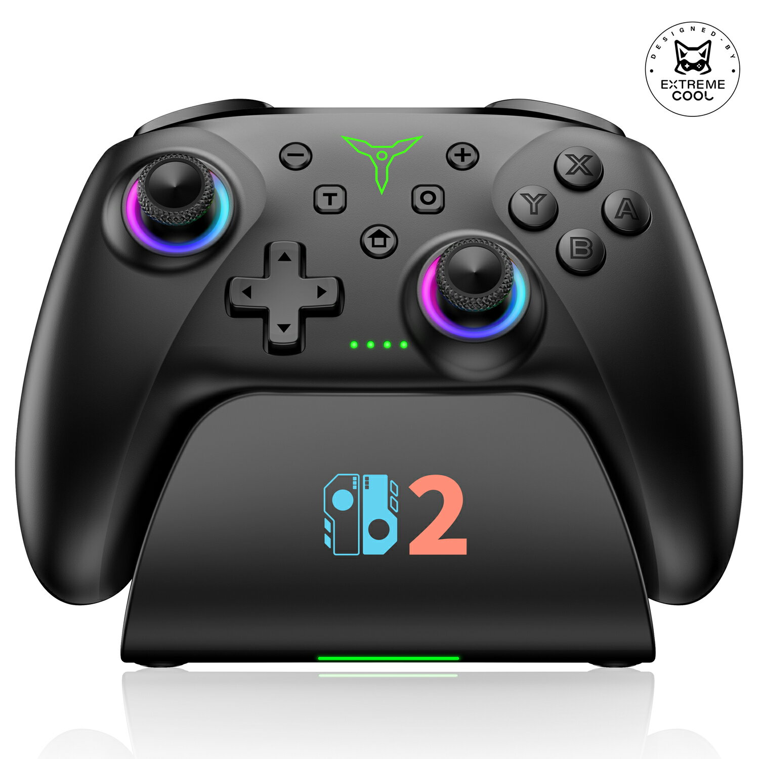 【P7倍★Switch2スリープ解除対応】Switch2対応 Switch2/Switch コントローラー Switch 有機el対応 プロコントローラー BEBONCOOL スイッチ2 コントローラー switch proコントローラー 無線 プロコン ジャイロ RGB 連射 振動 ジャロイセンサー 充電スタンド付き プレゼント