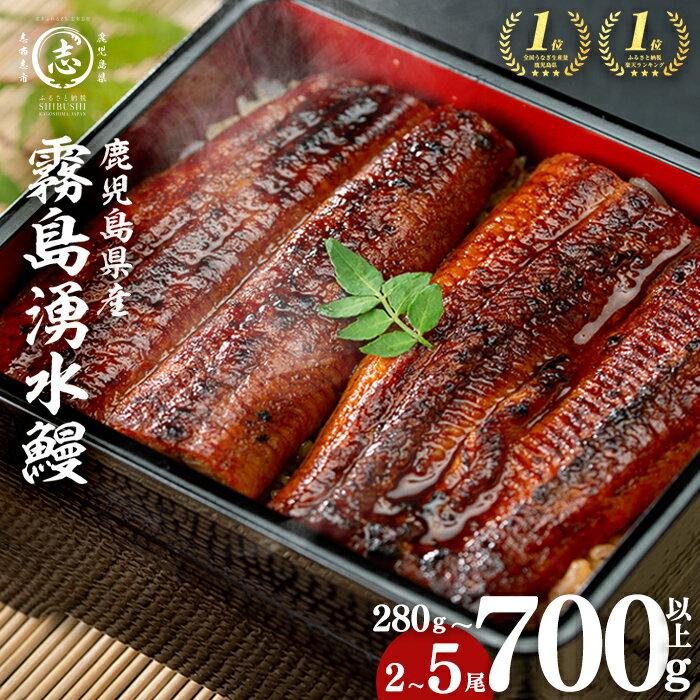 【ふるさと納税】【高評価★4.74】＜楽天ランキング第一位＞ 鹿児島 県産 山田水産 霧島湧水鰻＜2尾 or 3尾 or 4尾 or 5尾＞(1尾140g) うなぎ 鰻 ウナギ 2尾 3尾 4尾 5尾 国産 蒲焼 かばやき 冷凍 惣菜 うな重 ひつまぶし ランキング 人気【山田水産】