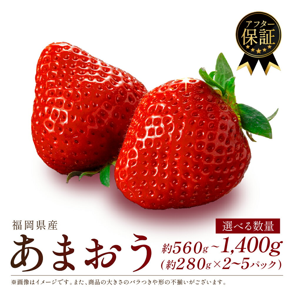 【ふるさと納税】 2027年1月~3月発送 福岡県産 いちご あまおう 約560g~1.4kg(約280g×2~5P) 苺 イチゴ 大粒 果物 スイーツ 数量 期間限定 ふるさと納税いちご 甘い 人気 フルーツ ふるさと納税あまおう 6000円 六千円 ランキング