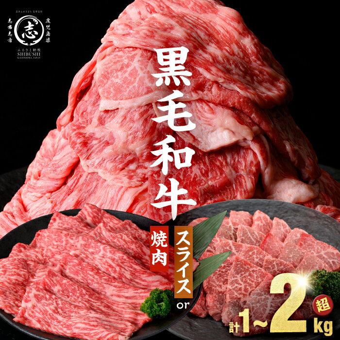 【ふるさと納税】鹿児島県産 黒毛和牛 牛肉 赤身 モモ スライス or 焼肉カット(計1kg~2.1kg /定期便 全3回) すき焼き しゃぶしゃぶ 国産 肉【発送時期が選べる】【ナンチク】