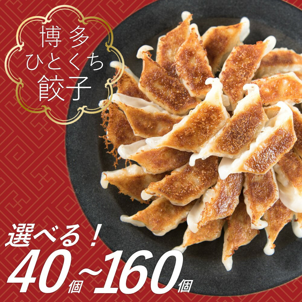 【ふるさと納税】福岡・博多の味『博多一口餃子』ギョーザ 焼くだけ 簡単 一口サイズ 食べやすい ラーメン店【北海道・沖縄・離島へ配送不可】