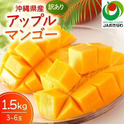 【ふるさと納税】【訳あり】JAおきなわ厳選 アップルマンゴー1.5kg~3.0kg【配送不可地域：離島】【G1724295】