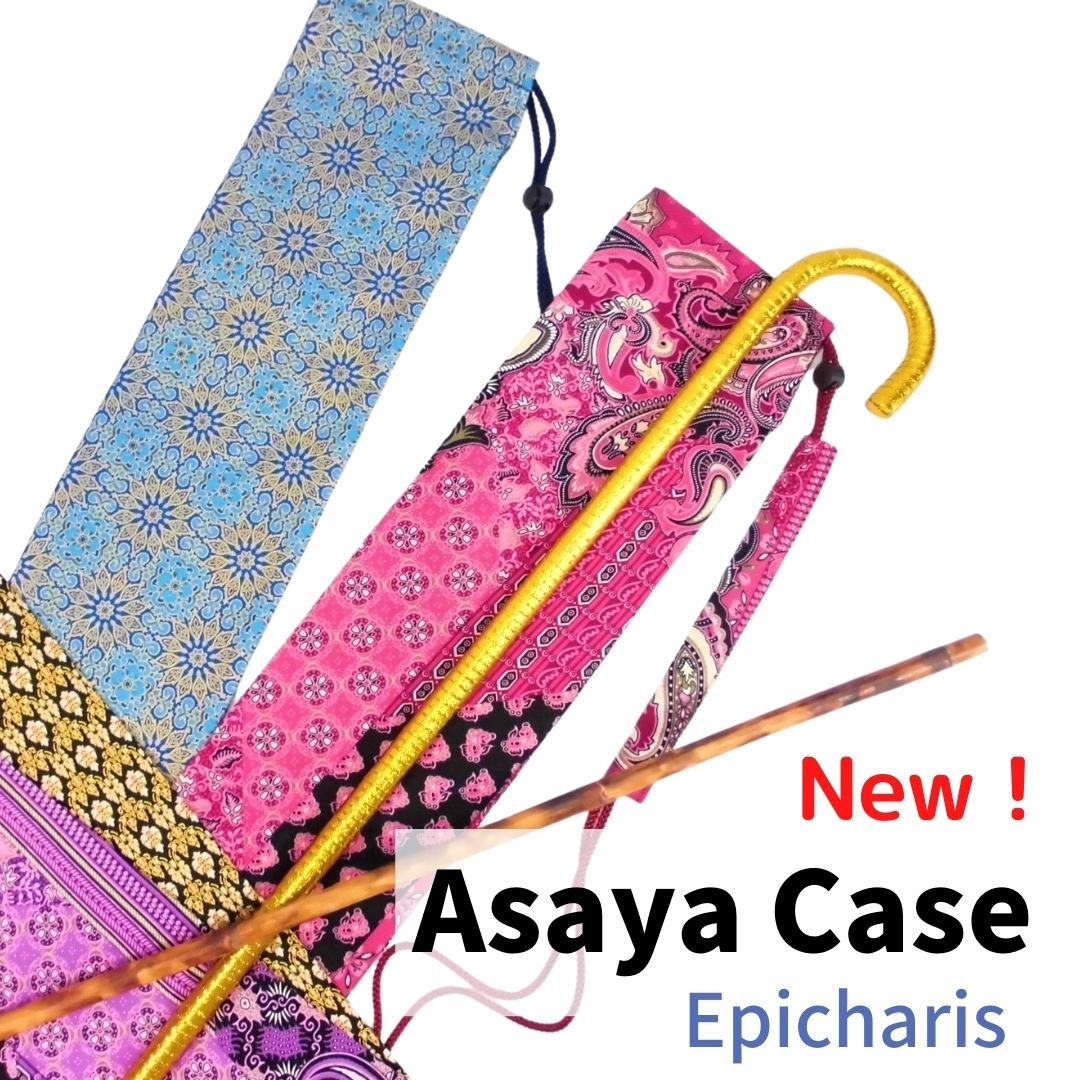 1814 ベリーダンス アサヤケース エスニックプリント柄 エピカリス オリジナル商品 ベリーダンス アサヤ 入れ物 収納 バッグ　レッスン 衣装 ステージ イベント 発表会 ハフラ ステッキ 杖